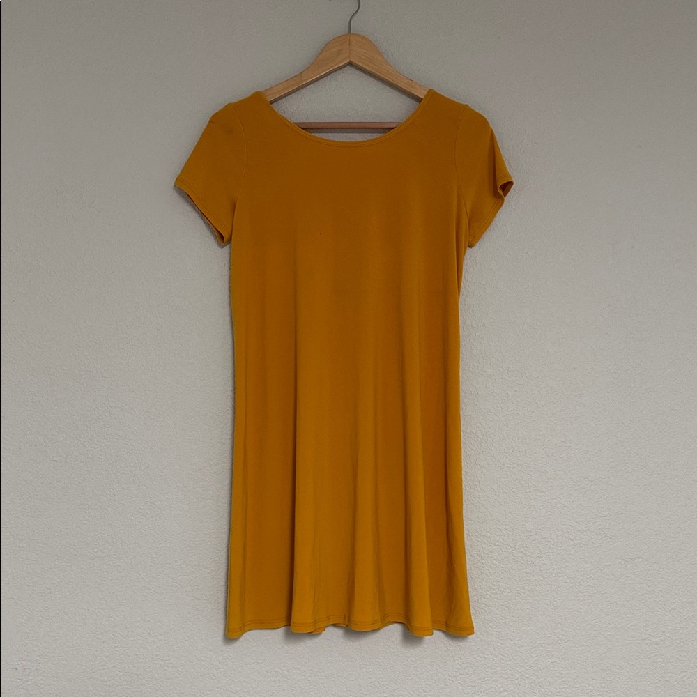 Elegant Mustard Yellow Dress